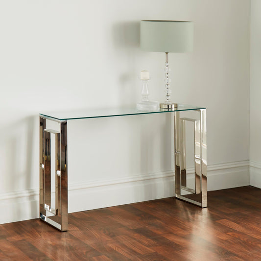 Mooy Silver Console Table